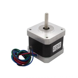 4-lead Nema 17 Stepper Motor 42BYGHW609 56 Oz-in 40 mm 1.7A CE ROSH ISO CNC Laser Grind Foam Plasma Cut Robot 3D Printer